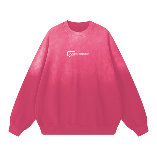 Sunfade Drop-Shoulder Cotton Sweatshirt