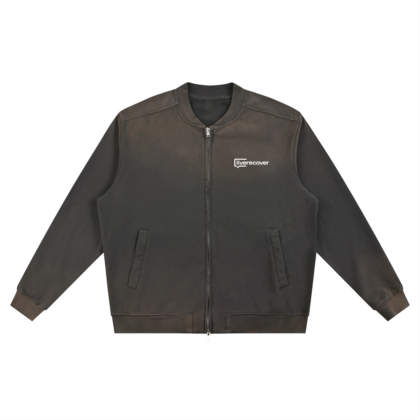 Sun Fade Heavyweight Baseball Jacket
