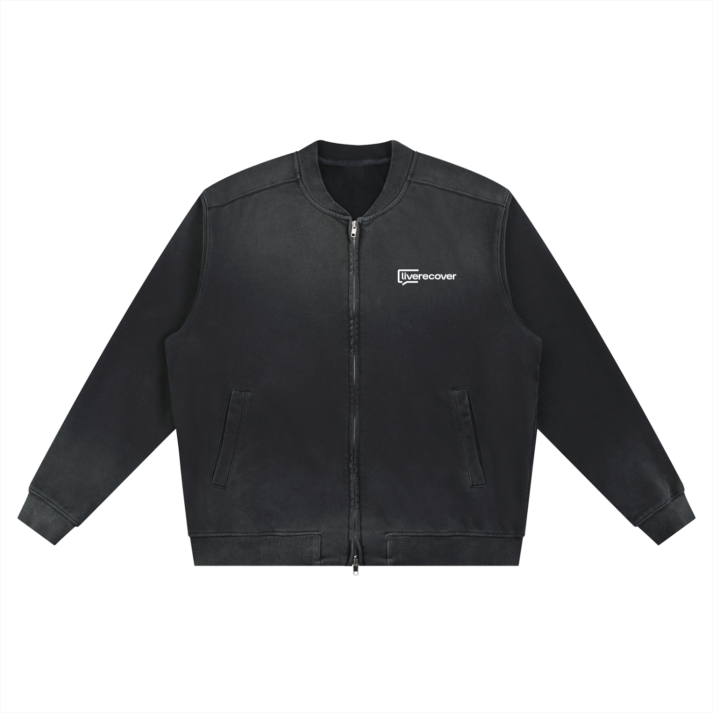 Sun Fade Heavyweight Baseball Jacket