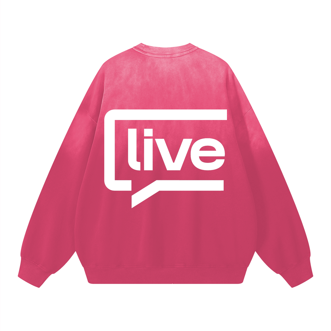 Sunfade Drop-Shoulder Cotton Sweatshirt