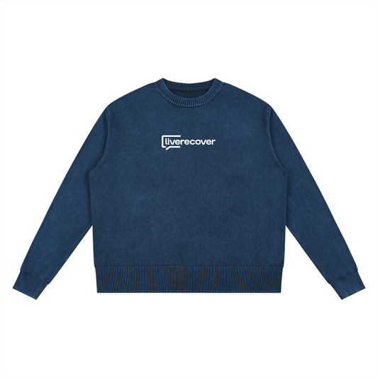 Mineral Wash Oversized Sweater